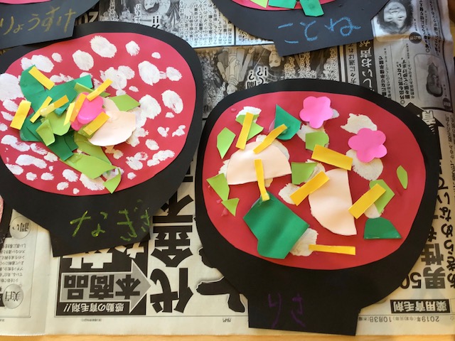 保育園幼稚園 紙皿でゆらゆら♪だるまさん製作！ お正月