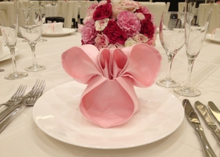 お洒落なナフキンの折り方5選＊テーブルコーディネートをより華やかに - OCEANPLACEオーシャンビューの眺めを愉しむ神戸のイタリアンレストラン・ウエディング