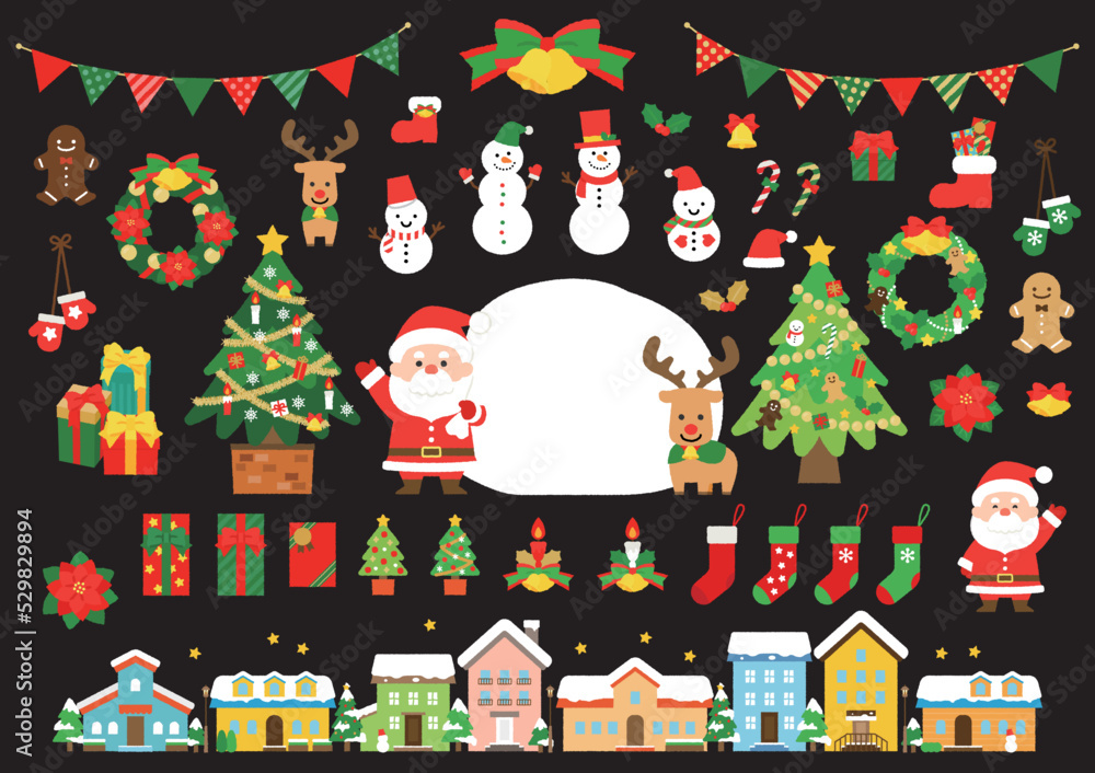 まとめ クリスマスの無料イラスト素材集イラストイメージ