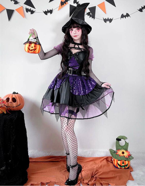 プチプラ魔女 巫女コスプレ衣装 大人 女の子 コスチューム 悪魔 仮装 ハロウィン 公演服変装 万聖節衣装 通販