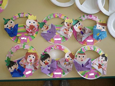 紙皿で簡単♪お内裏様とお雛様作り方