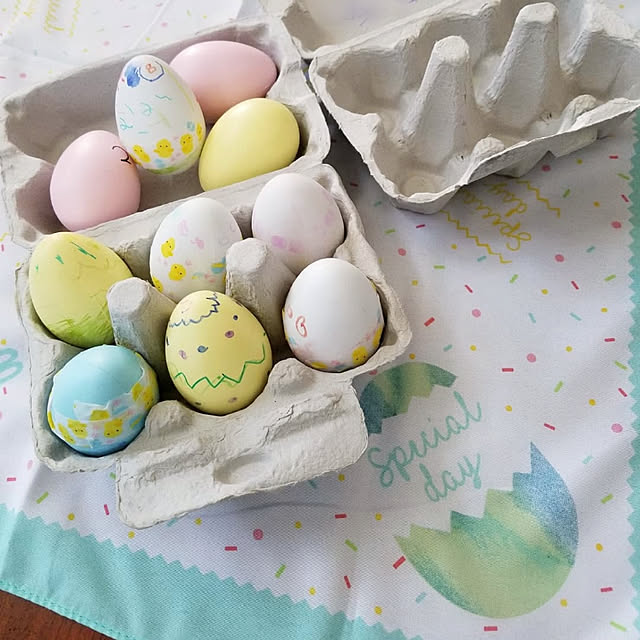 100均 イースターエッグ手作りの商品を使ったおしゃれなインテリア実例RoomClip ルームクリップ