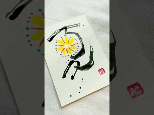 パステルアートで手作りで心のこもった「暑中見舞い」や「残暑見舞い」を作りませんか？ママの大切な宝物を～佐賀で手形アート＆パステルアート＆赤ちゃんともちで個性診断『HOT COCOASU』