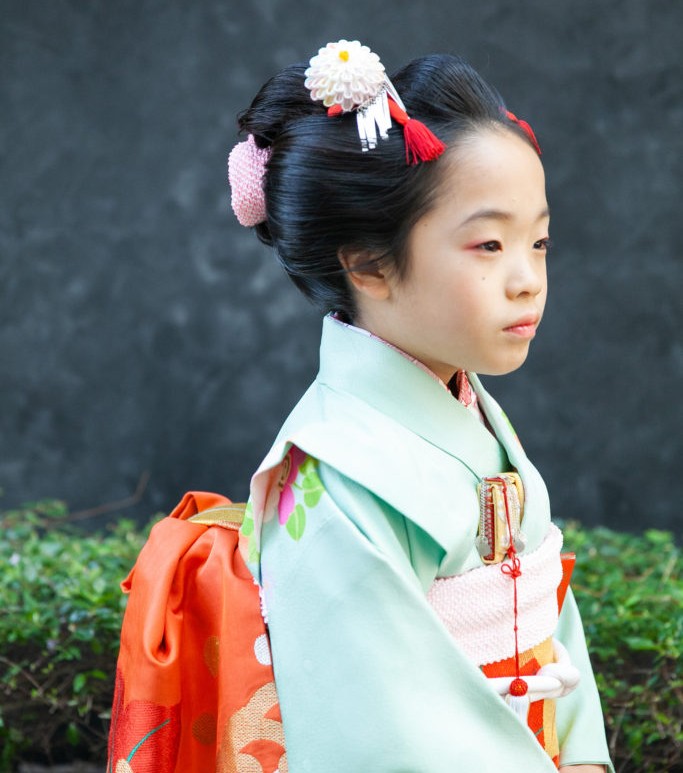 七五三 髪飾り 日本髪 勝山飾り びらびら簪 桃割れ