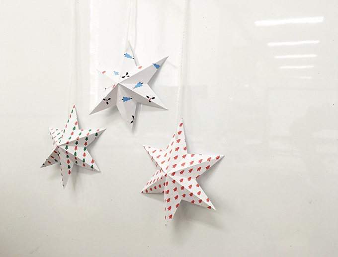 クリスマス フェルトで手作りツリーオーナメント 100均DIY felt Christmas Xmas