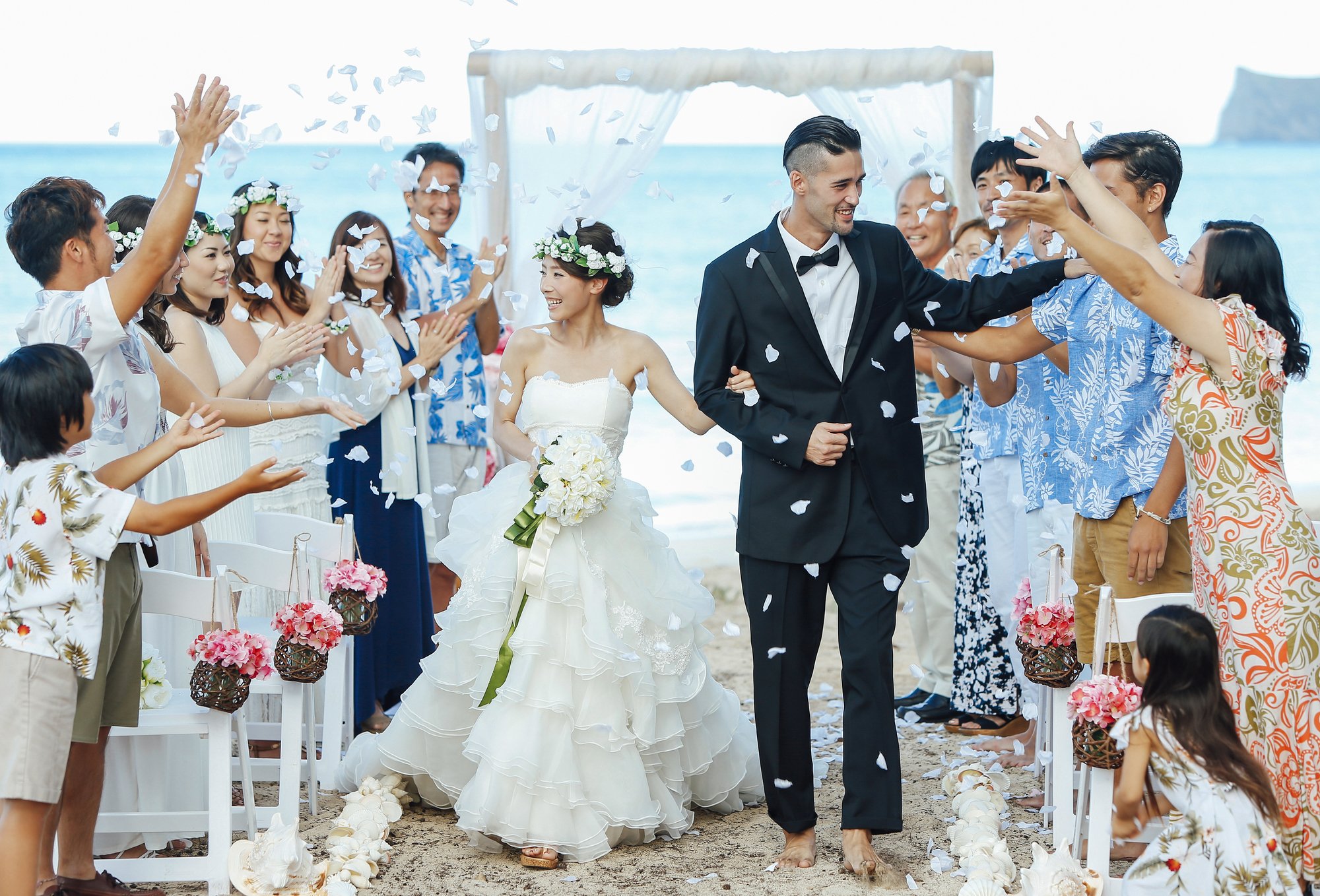 和装結婚式が盛り上げるフラッシュモブ