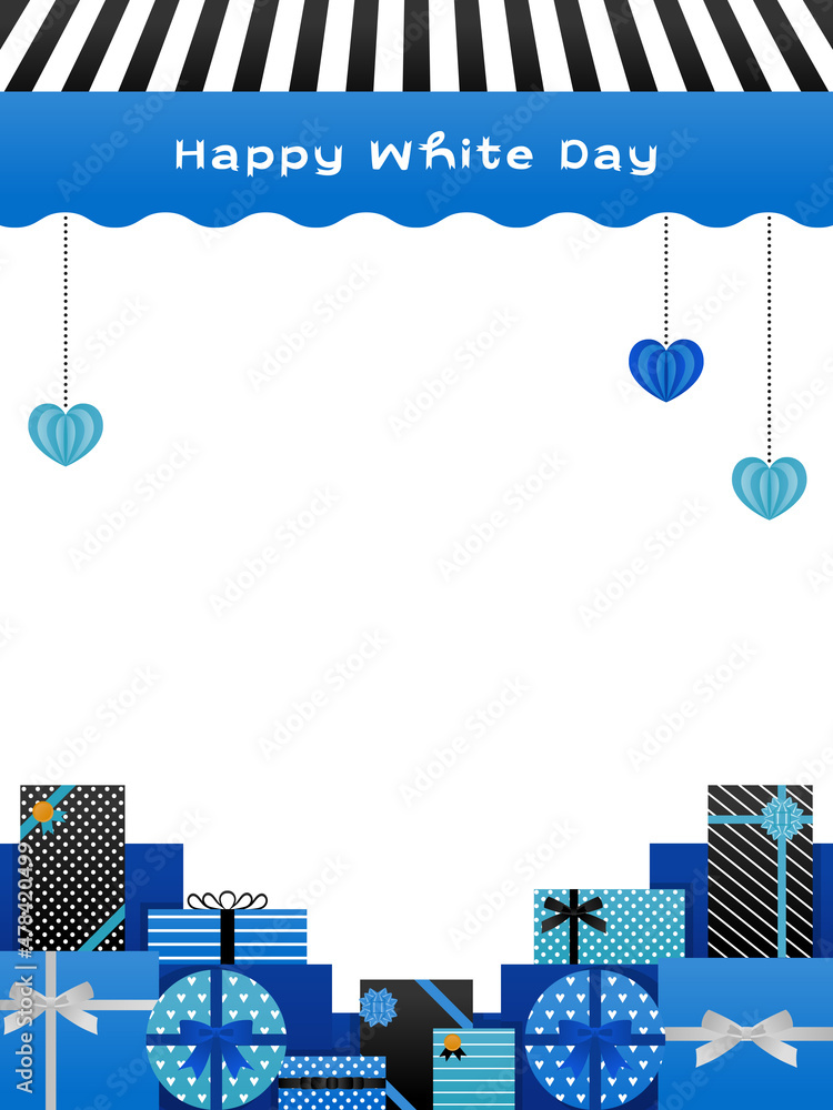 ホワイトデー ９種類 フレームセットイラスト - No: 22497697無料イラスト・フリー素材なら「イラストAC」