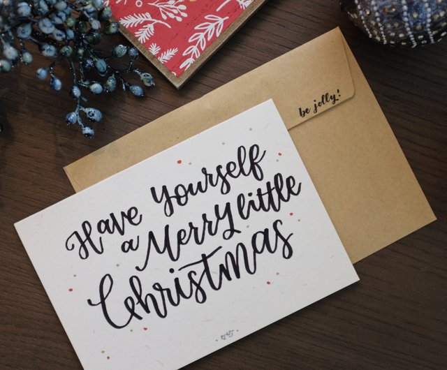 おしゃれなクリスマスカード12選相手別・英語のメッセージ例文付きminneとものづくりと