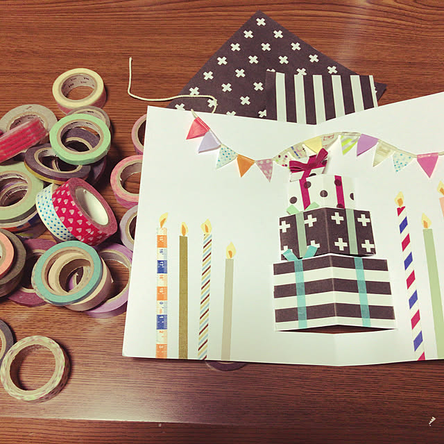 ダイソーのマスキングテープで 可愛い簡単クリスマスカード: 生活のメモ Powered by ライブドアブログ