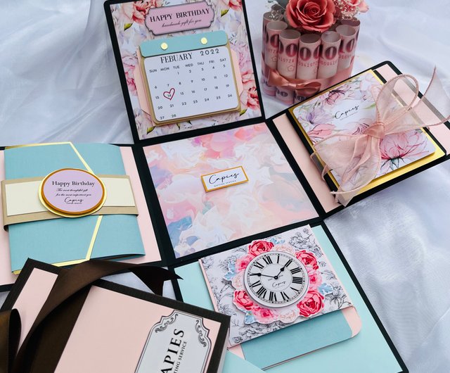 ボックスのみ 全7種thankyou 退職祝い✳︎六角形サプライズボックス 19個 ヘキサゴン