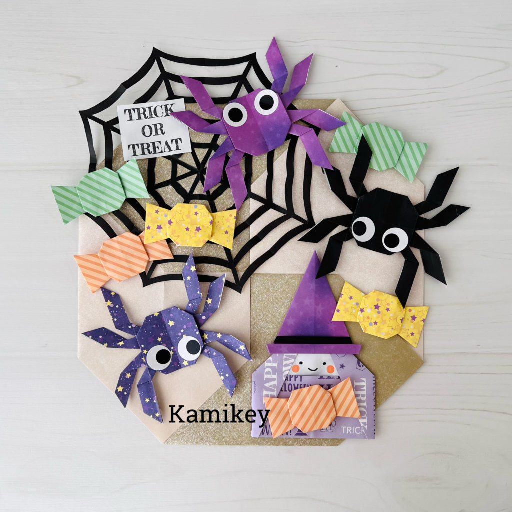 簡単で楽しい！ハロウィン折り紙 コウモリを折って、娘と一緒にハロウィンの飾りを楽しもう！ Origami Bat カミキィ kamikeyshigeyuki.net