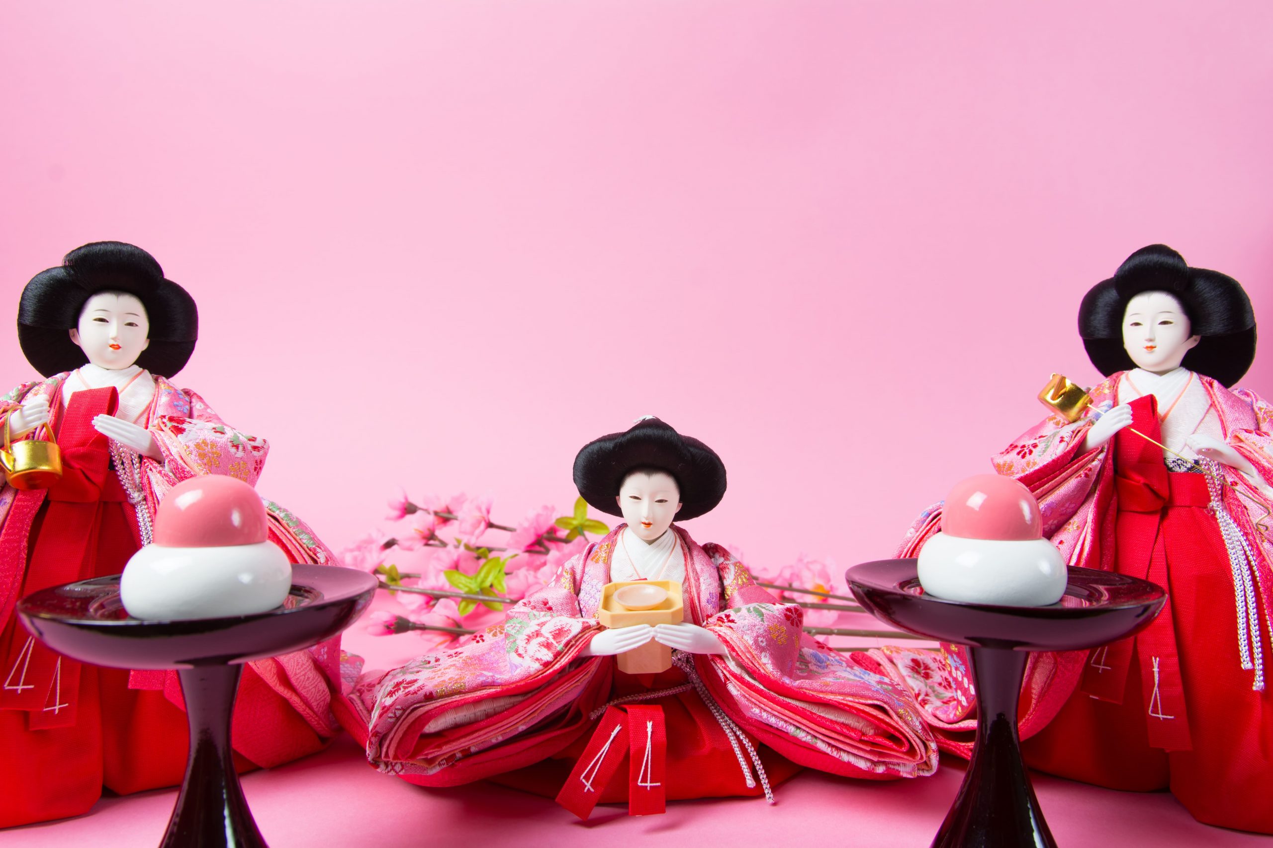 三人官女 平安天鳳作「公家正装三人官女」