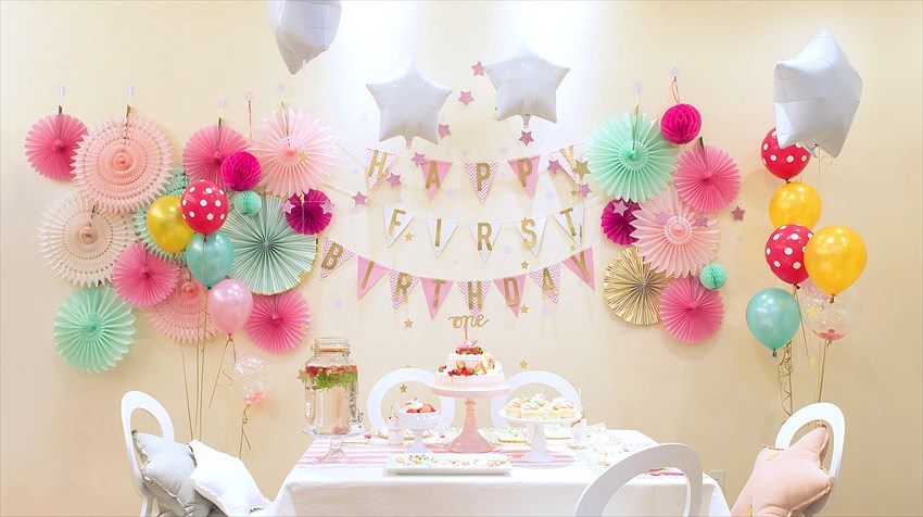 おしゃれホームパーティー飾りアイテムセット♥１１ マネしたいおしゃれな誕生日の飾り付け42