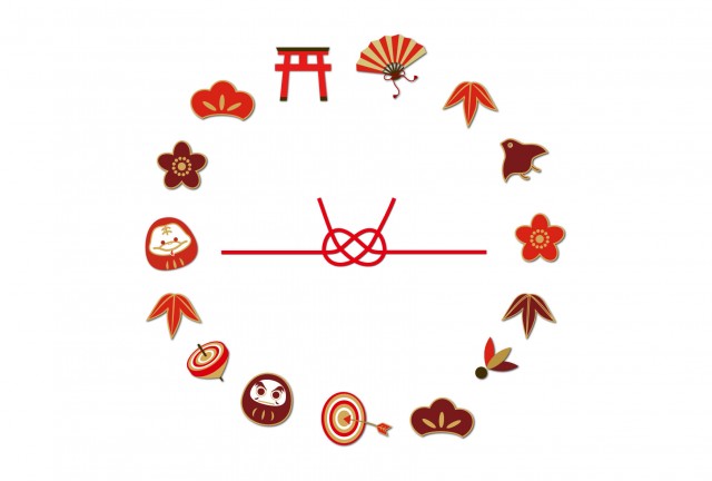 2025年、ピアノ教室、幼稚園、習い事、お稽古先での利用におすすめの、お正月イラスト＆年賀