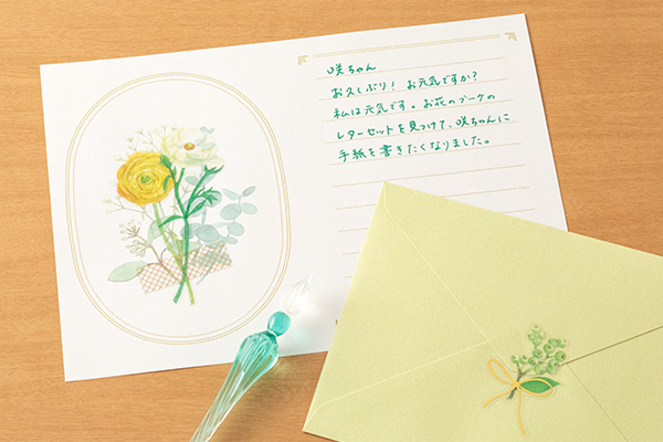 6月の手紙 時候の挨拶と季節の花の描き方with ink. - インクにときめく、毎日を