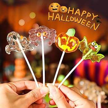 👻🍭＼ペロペロモンスター参上!?棒付きキャンディが、シールとカラーヘアゴムで変身✨ 食べるのちょっとコワい⁉️ でも配ったら絶対ウケる🤣ハロウィンのおやつに忍ばせてみてね🎃食べるとき、きっと目が合うよ👀🤣 材料はダイソー・Seriaで購入😆 「作ってみた