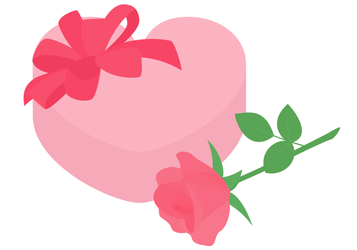 バレンタイン・チョコレートの無料イラスト１商用可のイラスト素材集 – フリー素材BEZYBOX