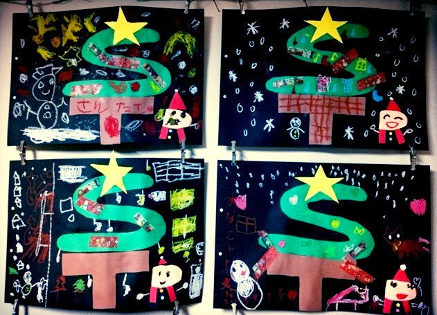 の～びる保育園🎄4歳児クリスマス製作🎄社会福祉法人 相模会