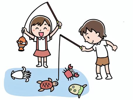 魚釣りゲームミックスじゅーちゅ 子どもの遊びポータルサイト