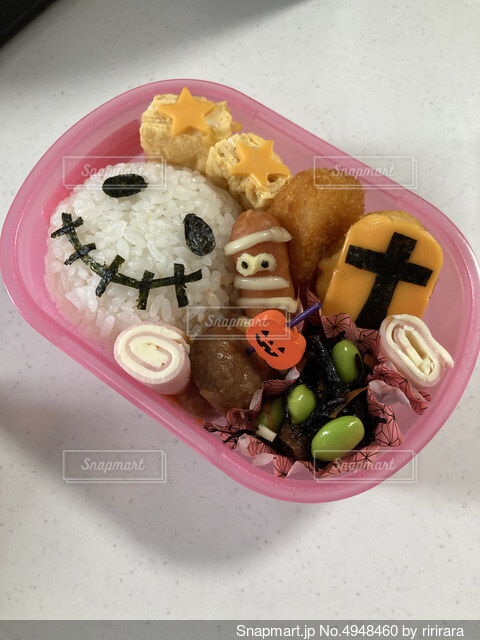 マジ旨ウインナーのハロウィン弁当