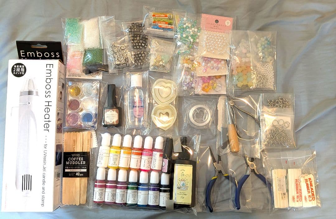 クリスマスプレゼントにも！ abc500enおすすめレジンセットプレゼント レジンセットレジン・樹脂 abc500en 通販16896150Creema クリーマ