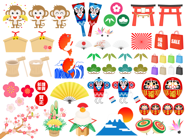 2025巳年 年末年始&お正月のイラスト無料で使えるイラストサイト – フリー素材Illustrator Factory