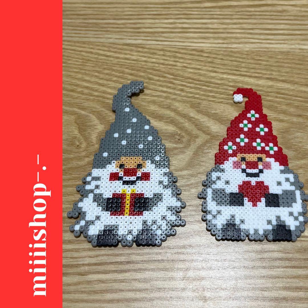 クリスマス リース No.10 アイロンビーズ インテリア - MAKANA-CHIN'S GALLERYminne byGMOペパボ国内最大級のハンドメイド・手作り通販サイト