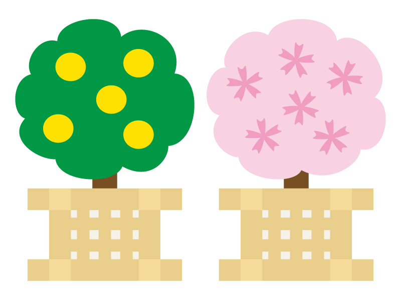 Amazon雛人形 桜橘 S 単品 コンパクト ミニ ミニサイズ 花 お花 お道具 道具 小物 和風 飾り 小さい 小さめ お雛様 おひなさまひな祭りひな道具おもちゃ