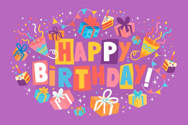 誕生日のイラスト「HAPPY BIRTHDAY・タイトル文字」かわいいフリー素材集 いらすとや