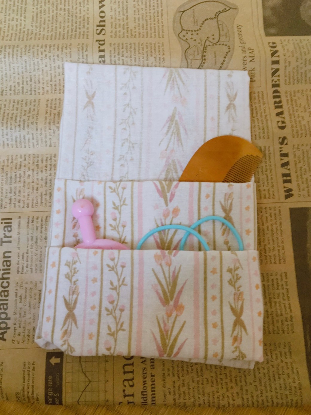 手拭いポーチ ＜高麗屋格子＞iichi 日々の暮らしを心地よくするハンドメイドやアンティークのマーケットプレイス