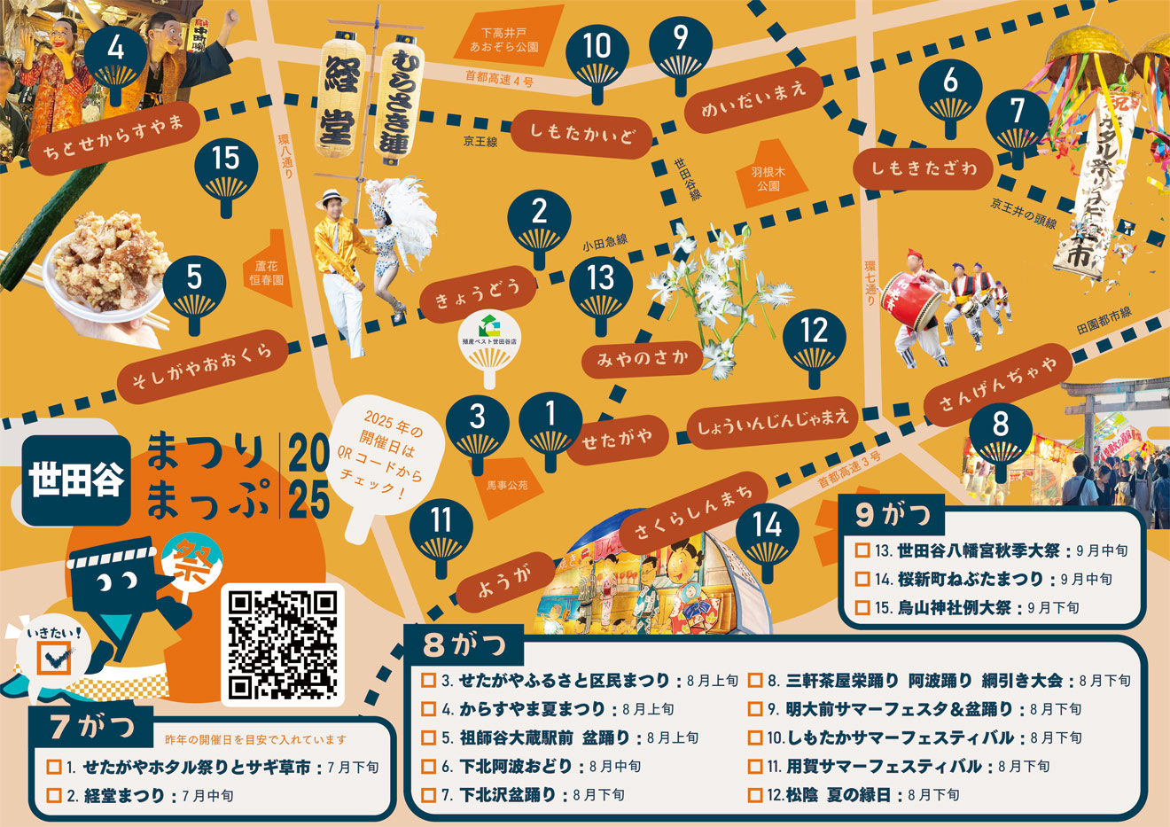 赤堤 六所神社 例大祭2023 お神輿と縁日│今日の下高井戸