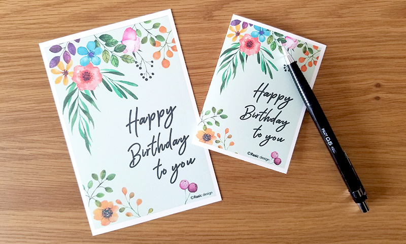 バースデーカード 手書き かわいい 簡単TikTok