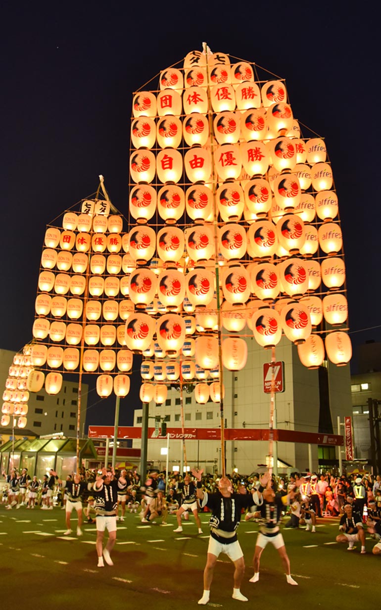 秋田竿燈まつり参加選手について 2025年秋田ノーザンハピネッツ
