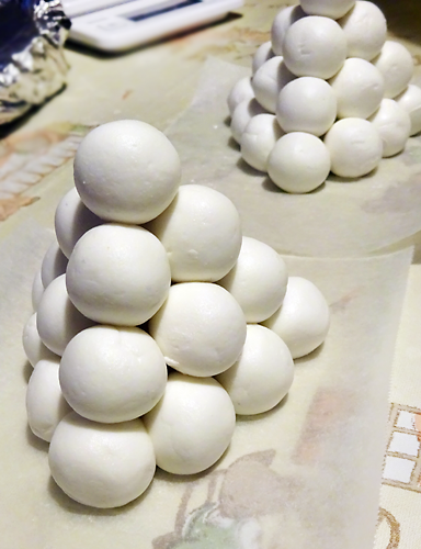 小さな『３段の積み団子』の作り方あ〜、食べたい