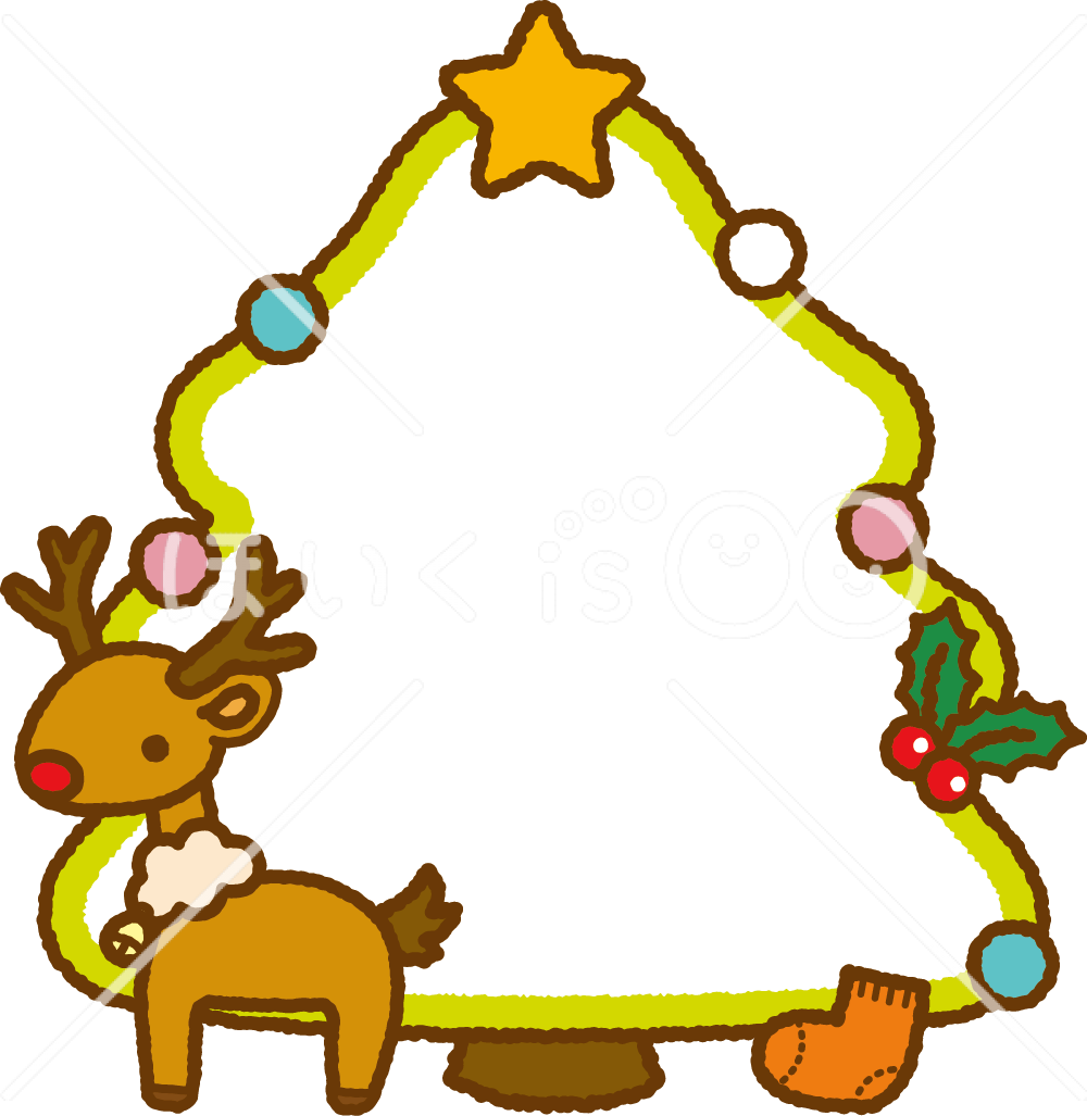 ☆無料ダウンロード型紙「クリスマスツリー」冬 幼稚園 保育園 老人ホーム 介護施設 デイサービス 壁面装飾 型紙 製作☆ 壁面飾り工房