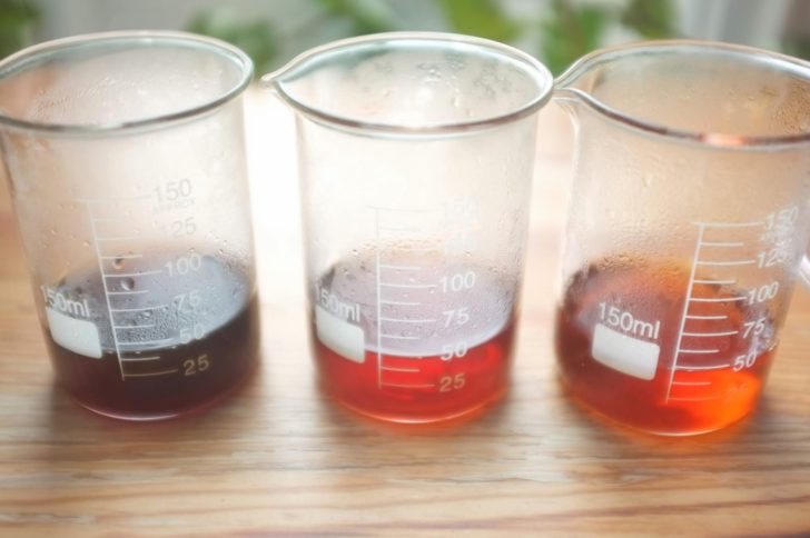 ❁︎ダイソーのミニビーカーでお洒落なコーヒーゼリーミルクプリンの気分