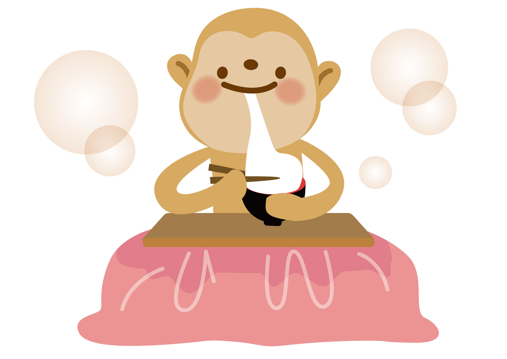 みかん付き鏡餅」 - 無料イラスト イラストareira