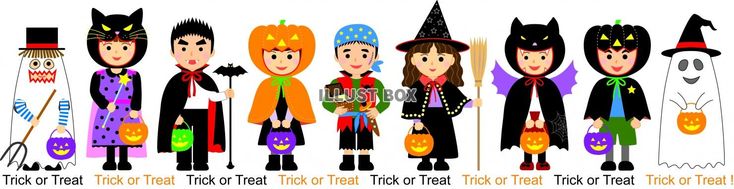 かわいいハロウィンで仮装した男の子かぼちゃキャンディー 秋の無料イラスト33005素材Good