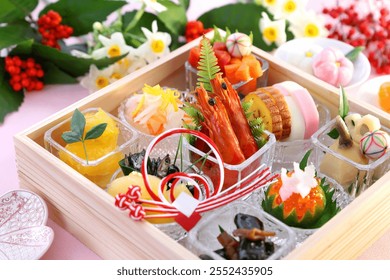 おせち写真のチラシの無料チラシテンプレート 10558 - デザインAC