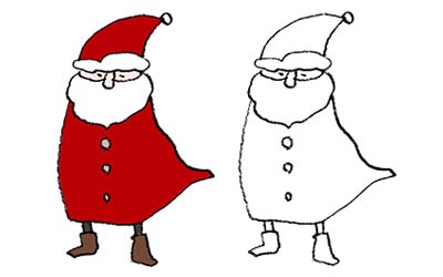 クリスマスのイラスト「サンタクロース」かわいいフリー素材集 いらすとや