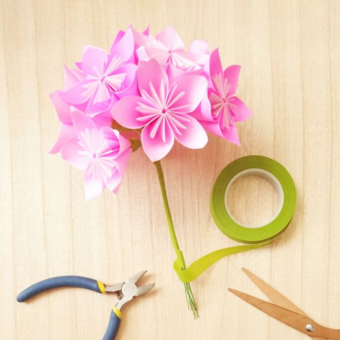 折り紙『桜の折り方』まとめ4選│立体的・たとう包み・枝付きぬくもり