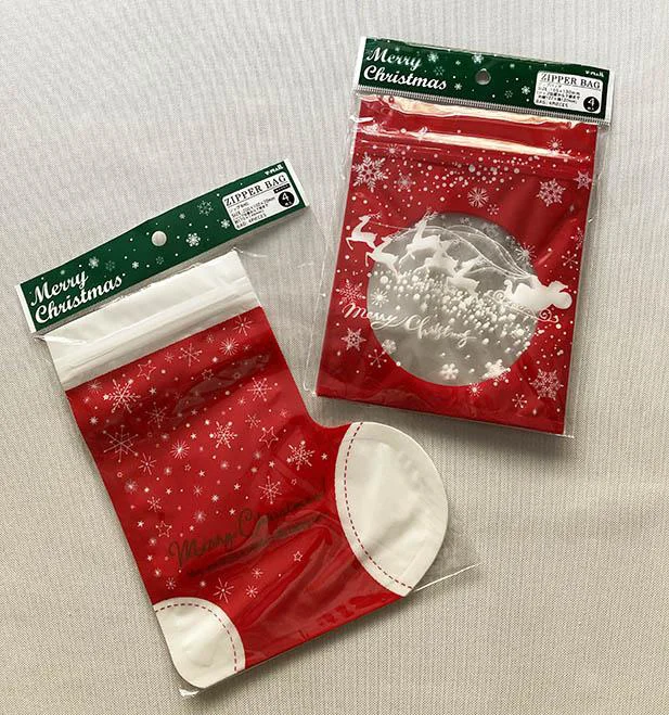 ｾﾘｱ100均ｸﾘｽﾏｽﾗｯﾋﾟﾝｸﾞ袋2025 ﾘﾎﾞﾝｶｰﾄﾞも！包んだﾚﾋﾞｭｰ&ﾀﾞｲｿｰも - 100均✖Sweetsレシピ‼