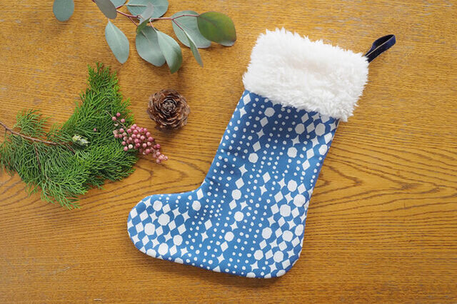 無料型紙 クリスマスソックス 靴下 の作り方！インテリアにおすすめnunocoto fabric