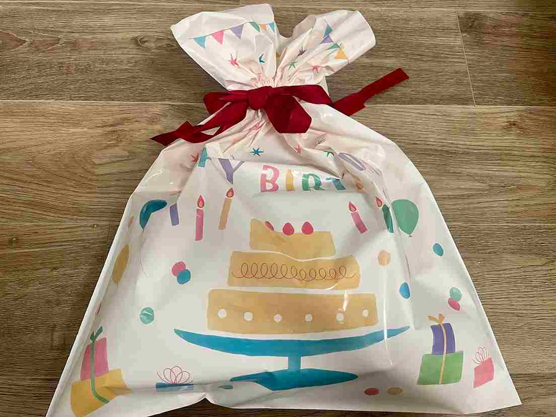 2022 クラフト紙ラッピングとくすみカラー推しセリアバレンタイン