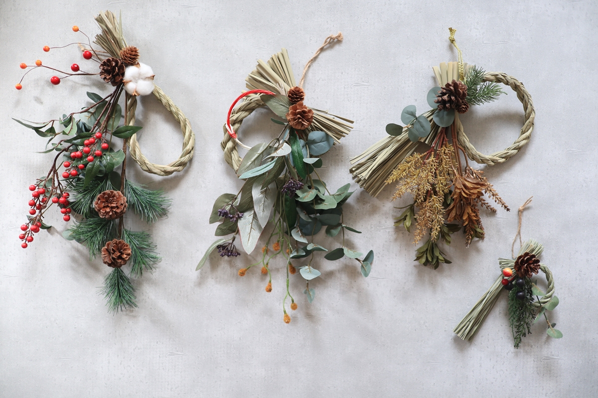 100均で買える！ 伝統工芸品を活用して作るお正月アレンジ プチプラ花コーデVol.127GardenStoryガーデンストーリー