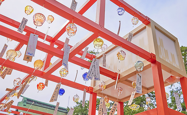 白山神社 七夕風鈴祭り。デートに行くなら今！結婚・婚活相談所－ルピナス－の日記◇ポジティブ婚活で1年以内の成婚を目指します