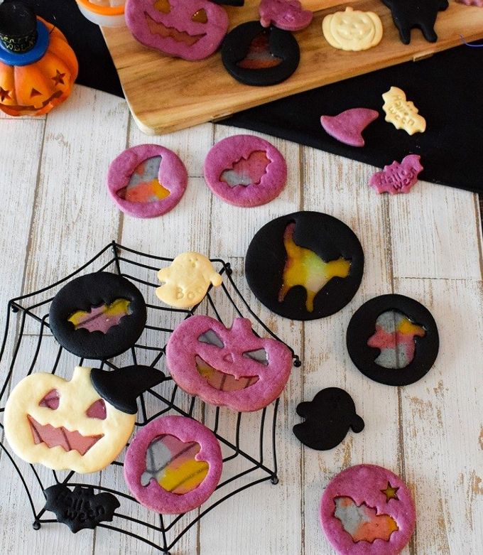 ハロウィン🎃ステンドグラス風モビールHABILIS design co,ltd