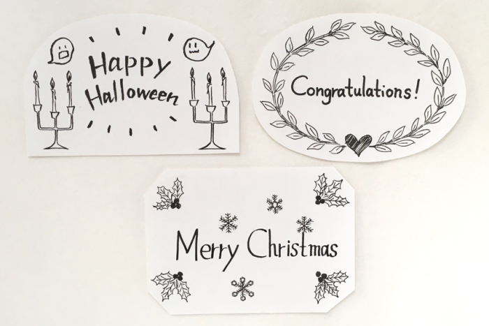 メリークリスマス 文字 書き方 カードTikTok