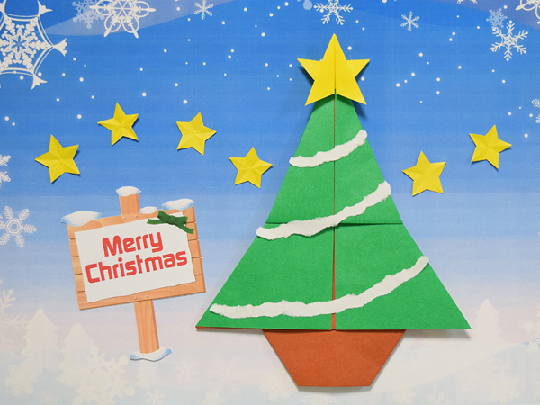 折り紙 クリスマスツリーの折り方！簡単で可愛い折り方を紹介