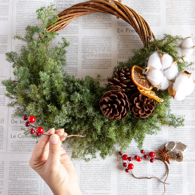 ｸﾘｽﾏｽﾘｰｽの手作り工作・子ども高齢者でも簡単!100均ﾌｪﾙﾄ,布でおしゃれな作り方 - 100均✖Sweetsレシピ‼